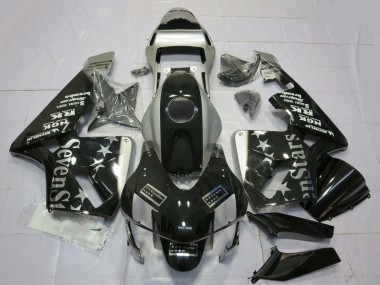 Carenagens Moto Honda CBR600RR 2003-2004 - Prata Preto Brilhante SevenStars