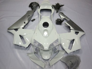 Carenagens Moto Honda CBR600RR 2003-2004 - Prata Branco