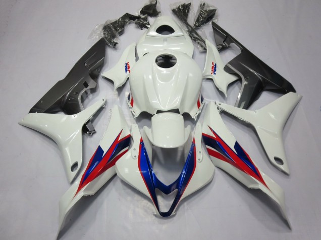 Carenagens Moto Honda CBR600RR 2007-2008 - Branco Vermelho Azul HRC