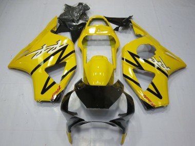 Carenagem Moto Honda CBR954RR 2002-2003 - Amarelo Preto Brilhante