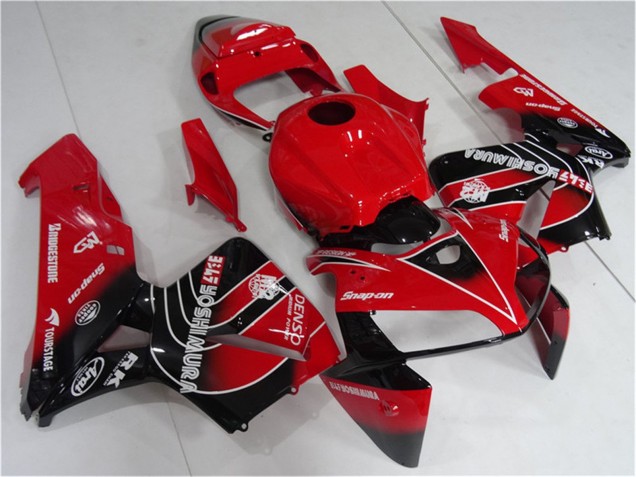 Kit Carenagens Moto Honda CBR600RR 2005-2006 - Vermelho Preto
