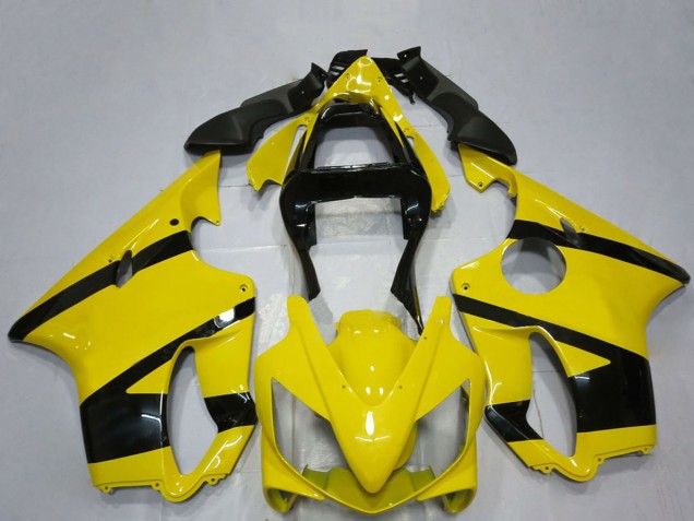 Carenagens Moto Honda CBR600 F4i 2001-2003 - Amarelo Preto Brilhante
