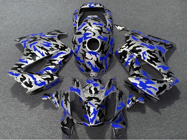 Carenagens Moto Honda VFR 800 2002-2013 - Azul Camouflage