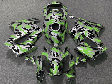 Carenagens Moto Honda VFR 800 2002-2013 - Verde Camouflage