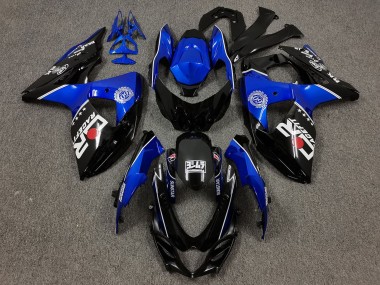 Carenagens Moto Suzuki GSXR 1000 2009-2016 - Preto Azul