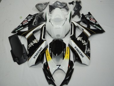 Carenagens Moto Suzuki GSXR 1000 2007-2008 - Branco Amarelo Preto The Witcher