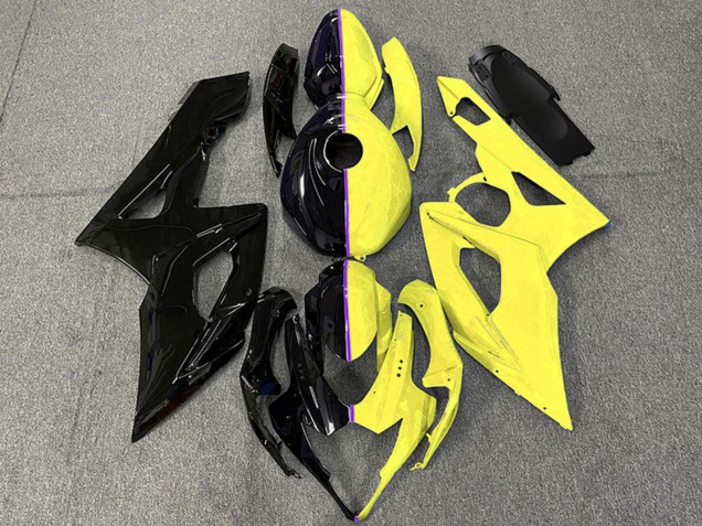 Carenagens Moto Suzuki GSXR 1000 2005-2006 - Preto Brilhante Amarelo