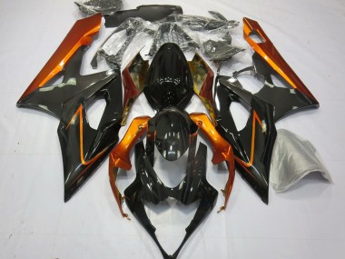 Carenagens Moto Suzuki GSXR 1000 2005-2006 - Burnt Laranja Preto