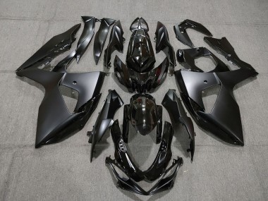 Carenagens Moto Suzuki GSXR 1000 2009-2016 - Preto Brilhante Preto Fosco
