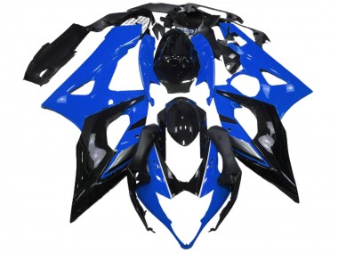 Carenagem Moto Suzuki GSXR 1000 2005-2006 - Azul Preto Brilhante