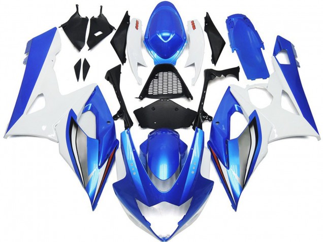 Carenagens Moto Suzuki GSXR 1000 2005-2006 - Branco Azul