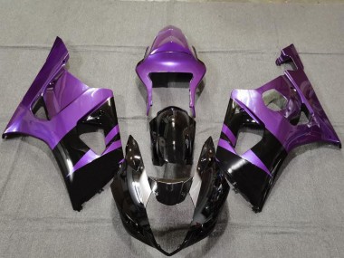 Carenagens Moto Suzuki GSXR 1000 2003-2004 - Roxo Preto Brilhante