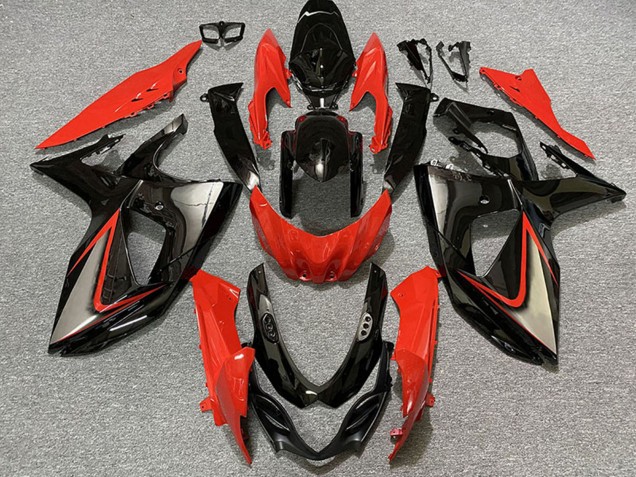 Carenagens Moto Suzuki GSXR 1000 2009-2016 - Vermelho Preto