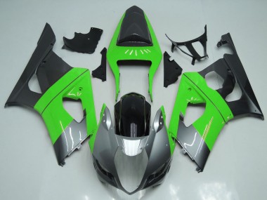 Carenagens Moto Suzuki GSXR 1000 2003-2004 - Verde Prata Preto