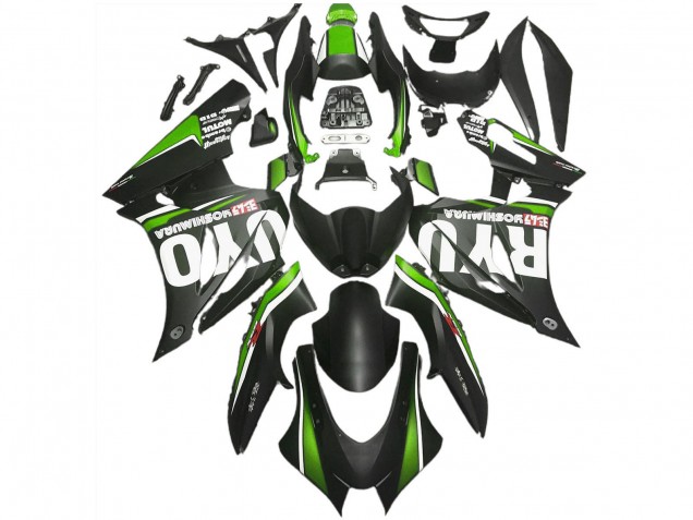 Carenagens Moto Suzuki GSXR 1000 2017-2024 - Preto Fosco Verde