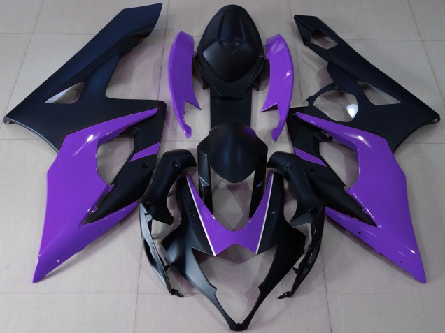 Carenagens Moto Suzuki GSXR 1000 2005-2006 - Preto Fosco Roxo