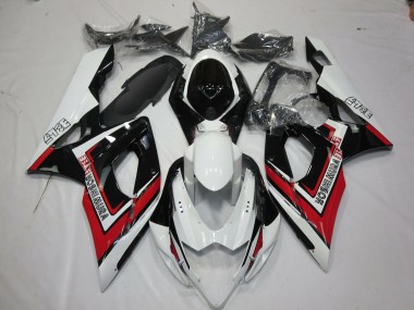 Carenagens Moto Suzuki GSXR 1000 2005-2006 - Branco Vermelho Preto Yoshimura