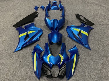 Carenagens Moto Suzuki GSXR 1000 2017-2024 - Azul Amarelo Estilo