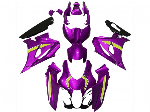 Carenagens Moto Suzuki GSXR 1000 2017-2024 - Rosa Amarelo Estilo