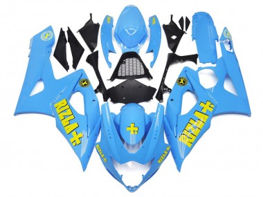 Carenagens Moto Suzuki GSXR 1000 2005-2006 - Azul Amarelo Rizla