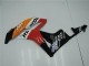 Carenagem Moto Honda CBR600RR 2007-2008 - Laranja Branco Vermelho Preto Brilhante Repsol