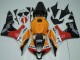 Carenagem Moto Honda CBR600RR 2007-2008 - Laranja Branco Vermelho Preto Brilhante Repsol