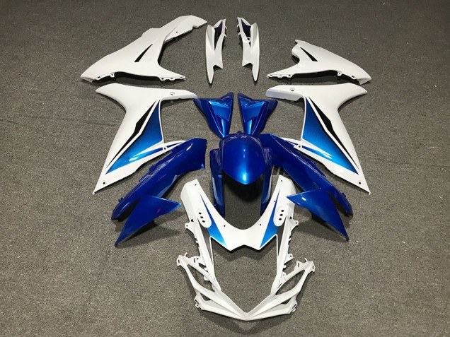 Carenagens Moto Suzuki GSXR 600 / GSXR 750 2011-2024 - Azul Branco