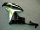 Carenagem Moto Honda CBR600RR 2007-2008 - Branco Verde Preto Brilhante Hannspree