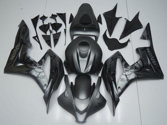 Carenagens Moto Honda CBR600RR 2007-2008 - Preto Fosco Graffiti