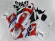 Kits Carenagem Moto Honda CBR600RR 2009-2012 - Branco Vermelho Azul