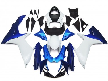 Carenagens Moto Suzuki GSXR 600 / GSXR 750 2011-2024 - Branco Azul