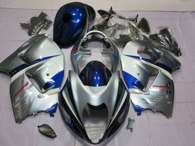 Carenagem Moto Suzuki GSXR 1300 1996-2007 - Prata Azul