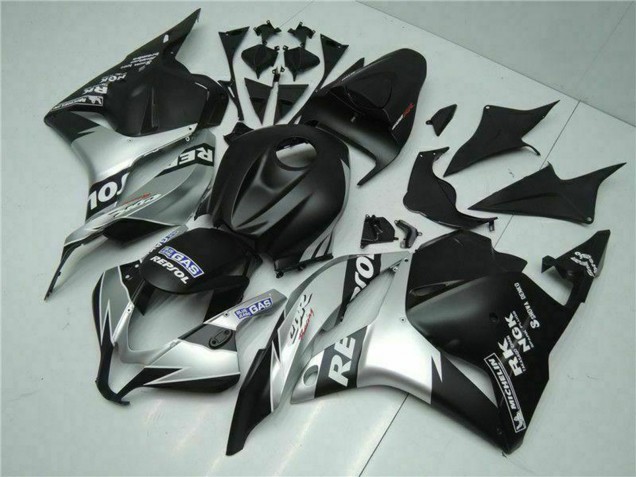 Carenagens Moto Honda CBR600RR 2009-2012 - Prata Preto Fosco Repsol