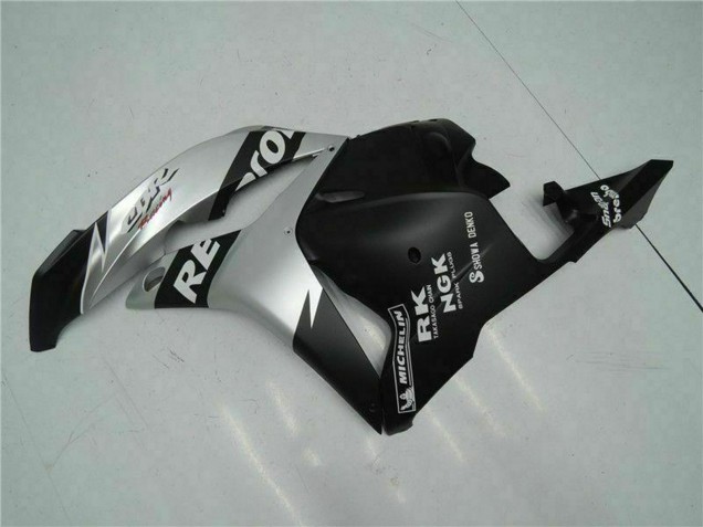 Carenagens Moto Honda CBR600RR 2009-2012 - Prata Preto Fosco Repsol