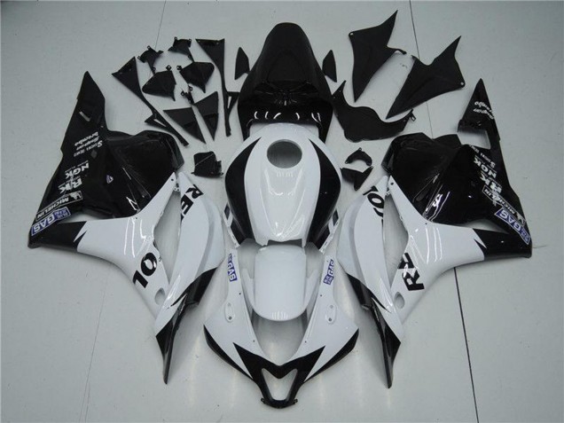 Carenagem Moto Honda CBR600RR 2009-2012 - Branco Preto Brilhante Repsol
