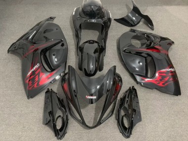 Carenagens Moto Suzuki GSXR 1300 2008-2020 - Preto Brilhante Vermelho