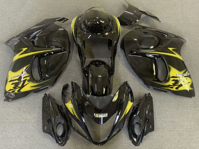 Carenagens Moto Suzuki GSXR 1300 2008-2020 - Preto Brilhante Amarelo