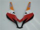 Kit Carenagem Moto Completa Honda CBR600RR 2009-2012 - Laranja Branco Vermelho Preto Brilhante Repsol