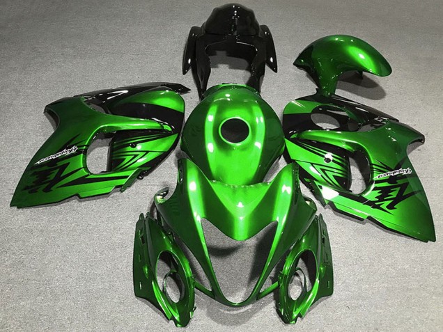 Carenagem Moto Suzuki GSXR 1300 2008-2020 - Verde Brilhante Preto