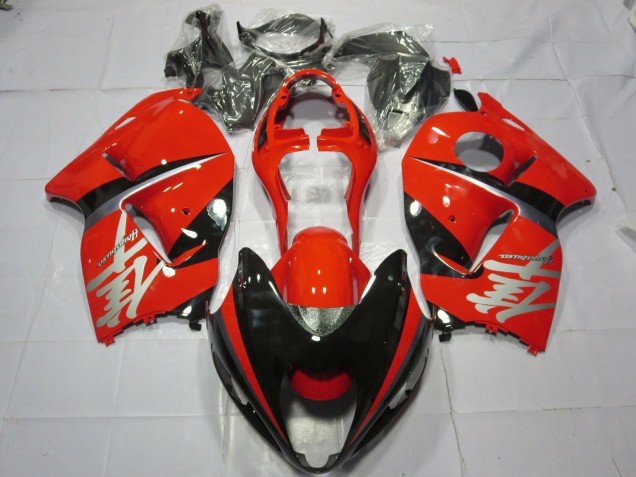 Carenagens Moto Suzuki GSXR 1300 1996-2007 - Vermelho Preto Prata Decal