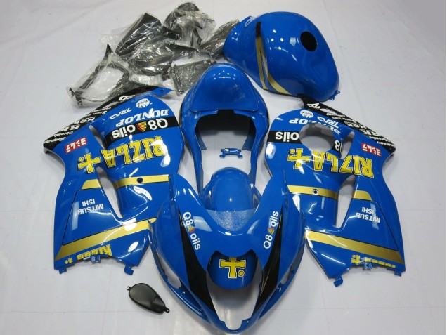 Carenagens Moto Suzuki GSXR 1300 1996-2007 - Azul Ouro Rizla