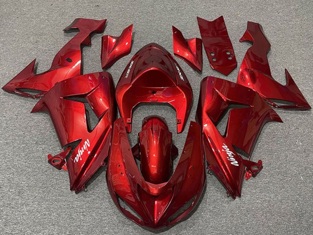 Carenagens Moto Kawasaki ZX10R 2006-2007 - Doce Vermelho