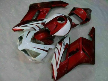 Carenagens Moto Honda CBR1000RR 2004-2005 - Branco Vermelho Preto