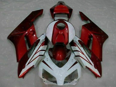 Carenagens Moto Honda CBR1000RR 2004-2005 - Branco Vermelho Preto