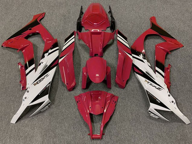 Carenagens Moto Kawasaki ZX10R 2011-2015 - Vermelho Castanho Branco Preto