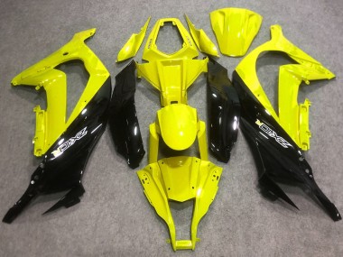 Carenagens Moto Kawasaki ZX10R 2016-2020 - Amarelo Preto Brilhante