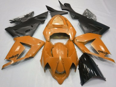Carenagens Moto Kawasaki ZX10R 2004-2005 - Laranja Pérola Preto