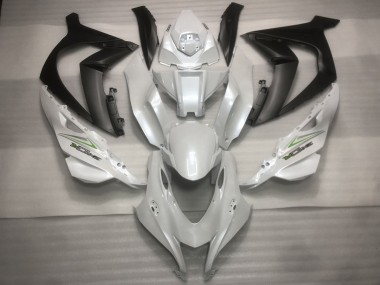 Carenagens Moto Kawasaki ZX10R 2016-2020 - Branco Pérola Preto Verde