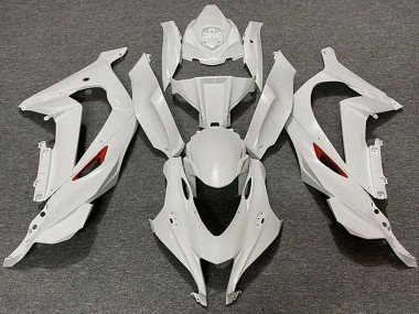Carenagens Moto Kawasaki ZX10R 2016-2020 - Branco Pérola Vermelho Trim