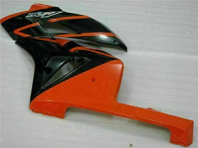 Carenagens Moto Honda CBR1000RR 2004-2005 - Laranja Preto Brilhante